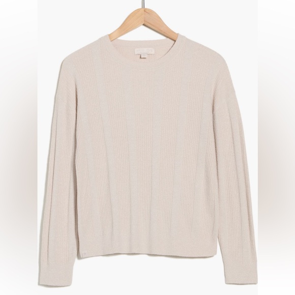 Barefoot Dreams CozyChic Ultra Lite Lounge Top in Chai Size 3X NWT - Picture 3 of 7